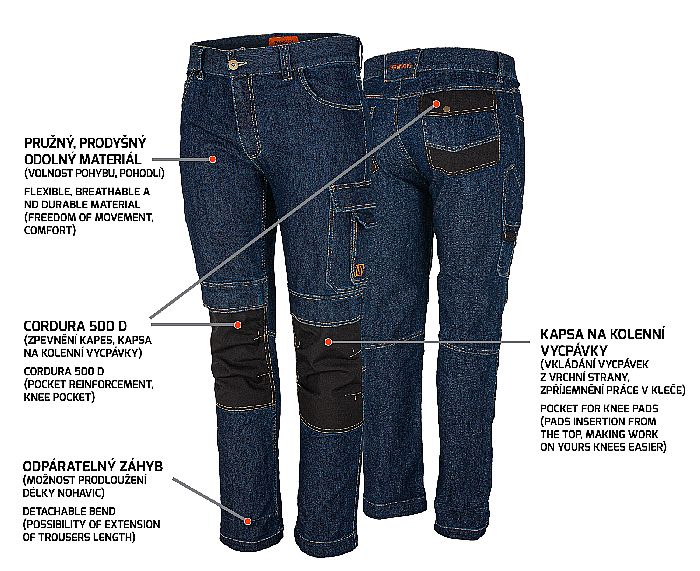 ICARUS Jeans blue 46