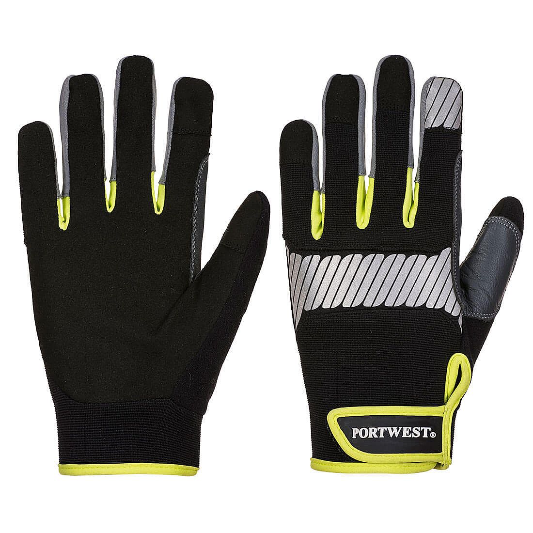 Rukavice PW3 General Utility barva Black/Yellow M