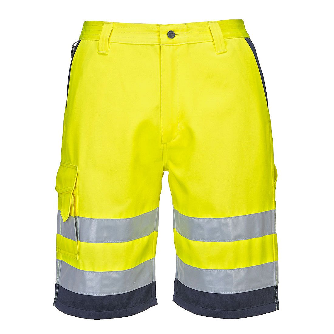 HiVis kraťasy, směsový materiál barva Yellow/Navy L