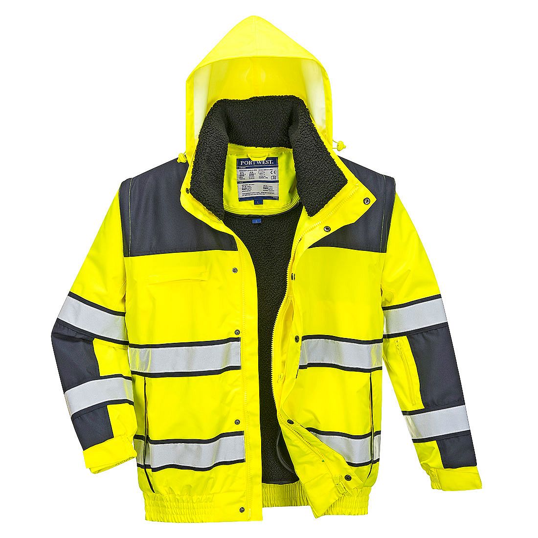 Hi-Vis bomber Classic barva Yellow/Navy