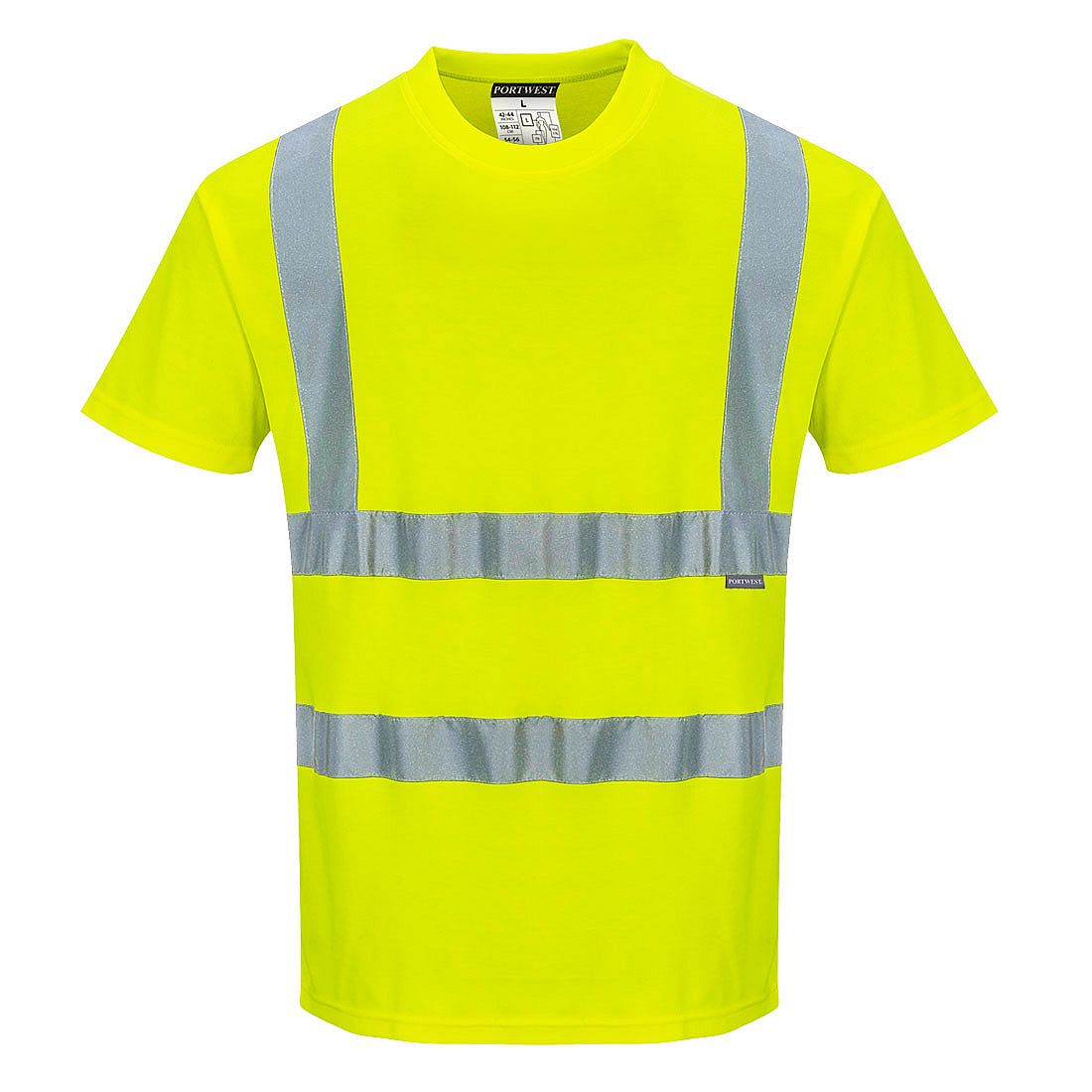 Bavlněné triko Comfort s krátkými rukávy barva Yellow