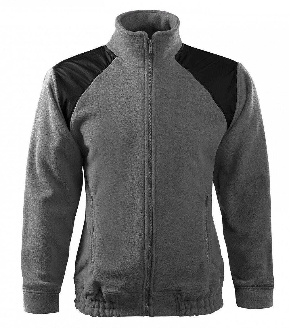 Jacket Hi-Q fleece unisex ocelově šedá (vel. S-2XL)