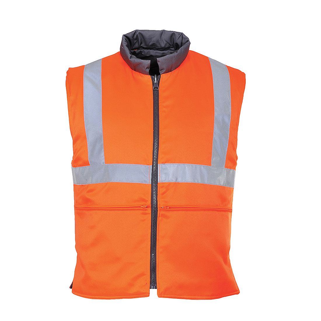 Hi-Vis reflexní oboustranná vesta RIS barva Orange M