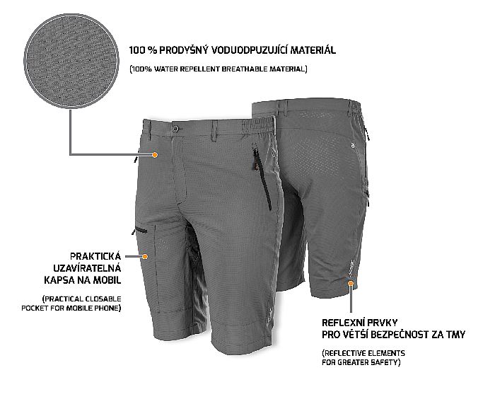 SUPERLIGHT Shorts grey 44