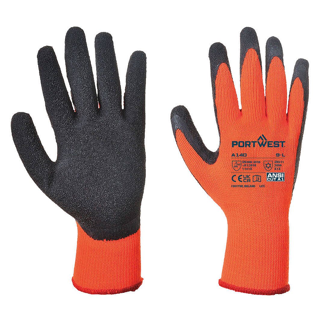 Rukavice Thermal Grip barva Orange/Black L