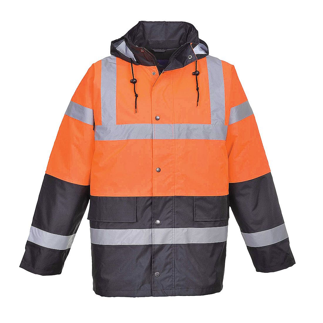 Dvoubarevná bunda Hi-Vis Traffic  barva Orange 2XL