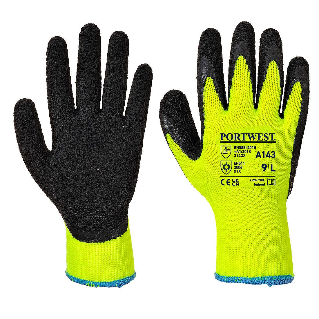 Rukavice Thermal Soft Grip barva Yellow/Black