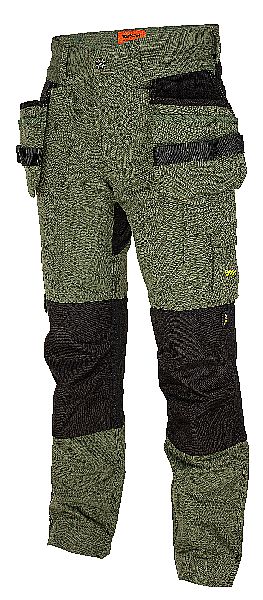 EREBOS Trousers green/black