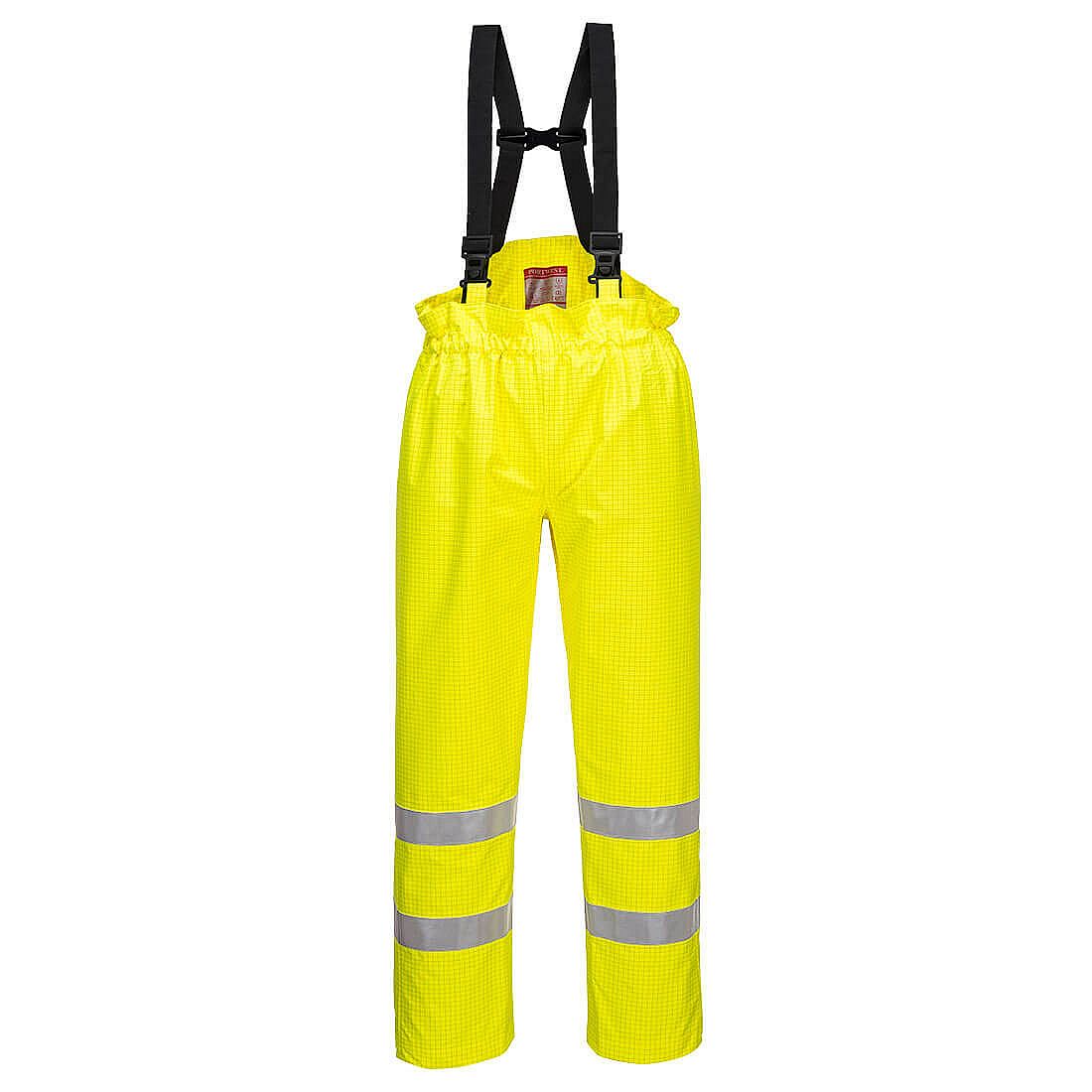 Hi-Vis nezateplené, antistatické a nehořlavé kalhoty barva Yellow