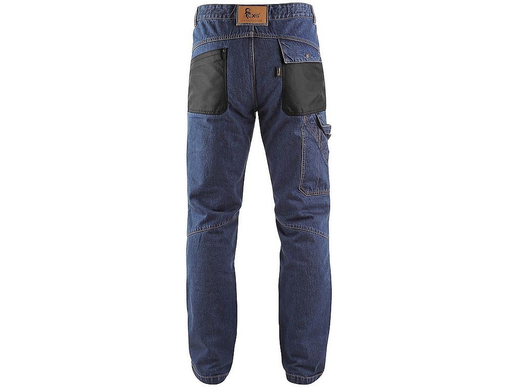 Kalhoty jeans NIMES I, pánské, modro-černé 48