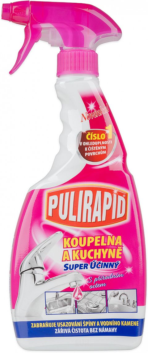 PULIRAPID na rez a vodní kámen 500ml růžový