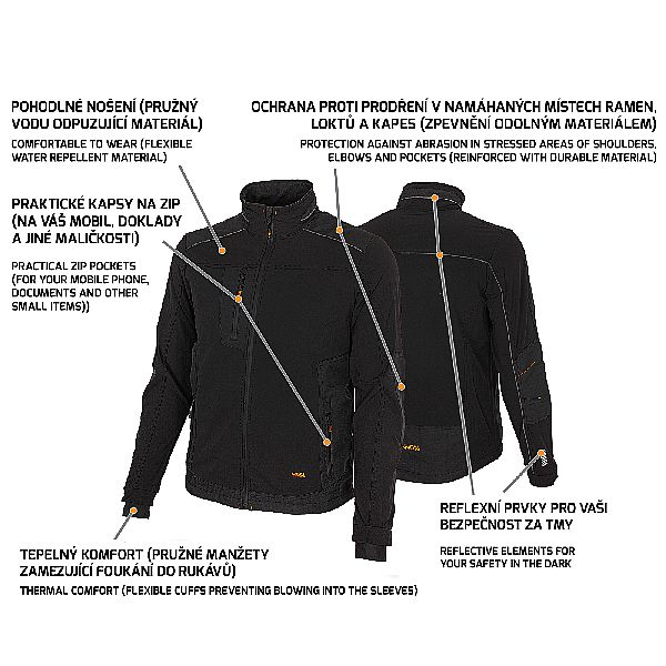 EREBOS Jacket black