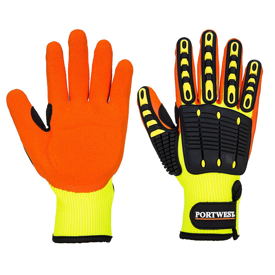 Rukavice Anti Impact Grip barva Yellow/Orange