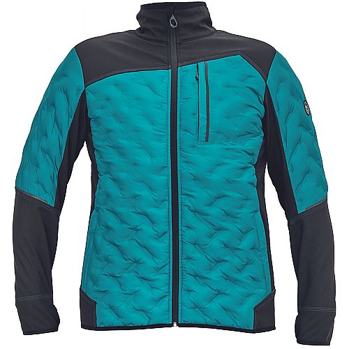 NEURUM SOFTSHELL bunda petrolejová 4XL