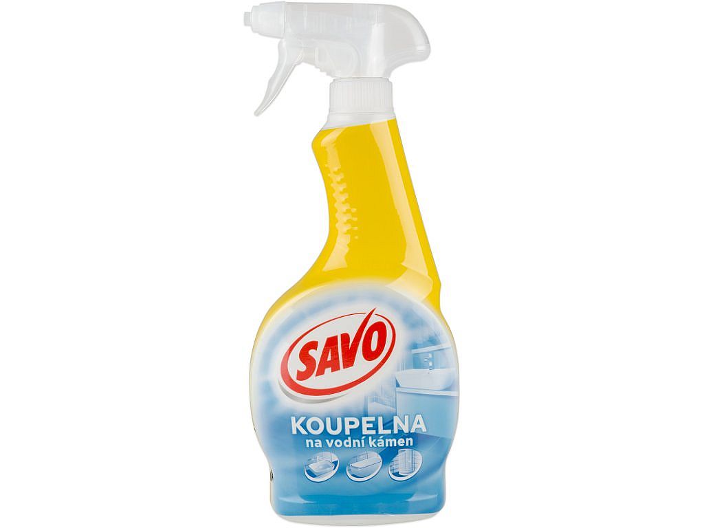 SAVO koupelna sprej na vodní kámen 500 ml Koupelny