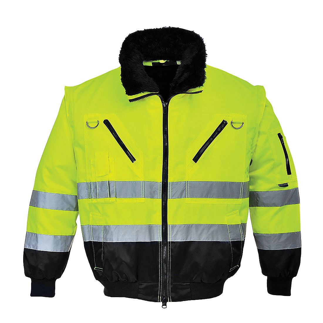 Pilotní bunda HI-Vis 3v1 barva Yellow/Black S