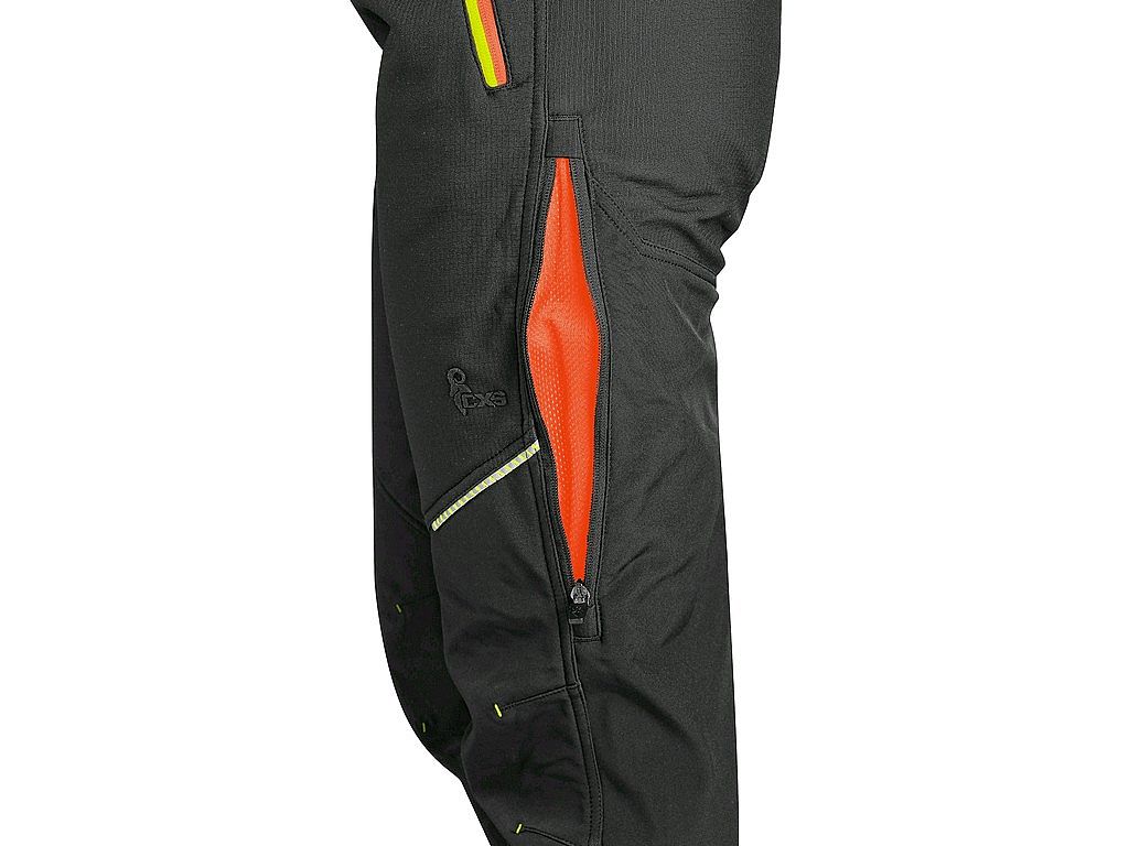 Kalhoty CXS TRENTON, zimní softshell, pánské