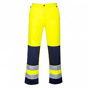 Kalhoty Seville Hi-Vis barva Yellow/Navy S