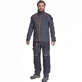 EMERTON PLUS softshell bunda antracit M