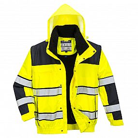 Hi-Vis bomber Classic barva Yellow/Black XS