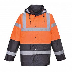 Dvoubarevná bunda Hi-Vis Traffic  barva Orange S