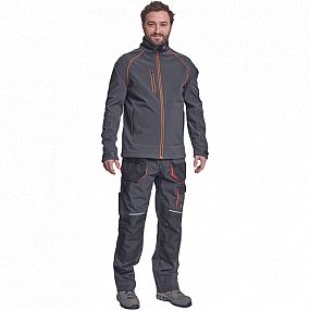 EMERTON PLUS softshell bunda antracit M