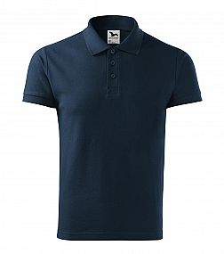 Cotton Heavy polokošile pánská námořní modrá (vel. S-2XL)