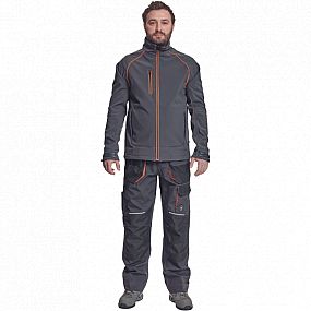 EMERTON PLUS softshell bunda antracit S