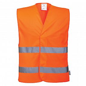 Reflexní vesta s dvěma pruhy barva Orange 2XL/3XL