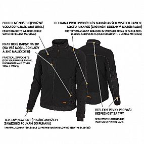 EREBOS Jacket black 52-54