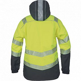 KNOXFIELD PROFI HV softsh.bunda žlutá 2XL